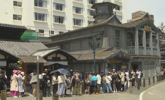 GW後半３日目　草津温泉の賑わいは　群馬・草津町